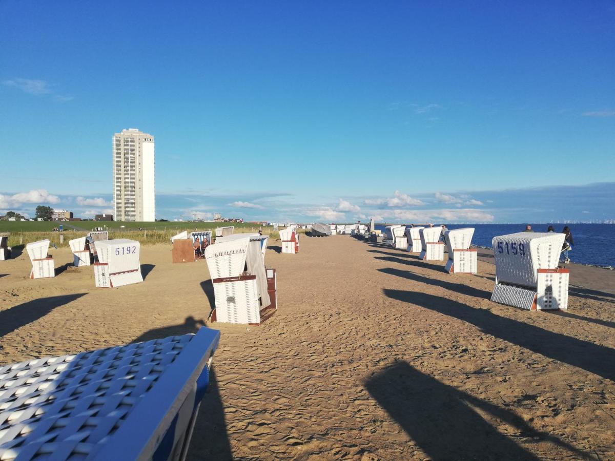 Buesum Nordseestrasse 5 Eg Fewo Buitenkant foto