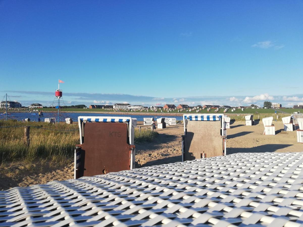 Buesum Nordseestrasse 5 Eg Fewo Buitenkant foto