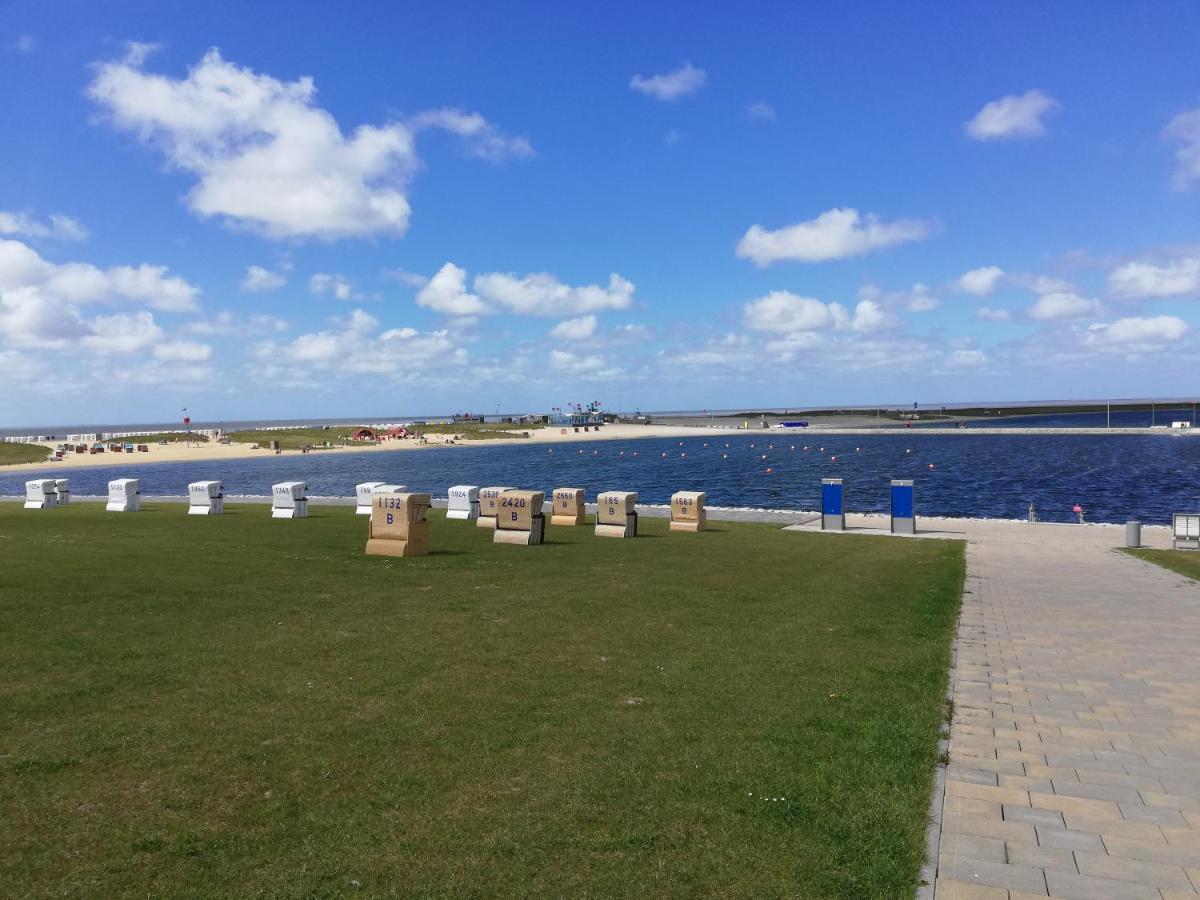 Buesum Nordseestrasse 5 Eg Fewo Buitenkant foto